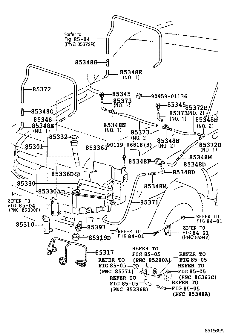 85325-60150 JAR ASSY, WINDSHIELD WASHER product image