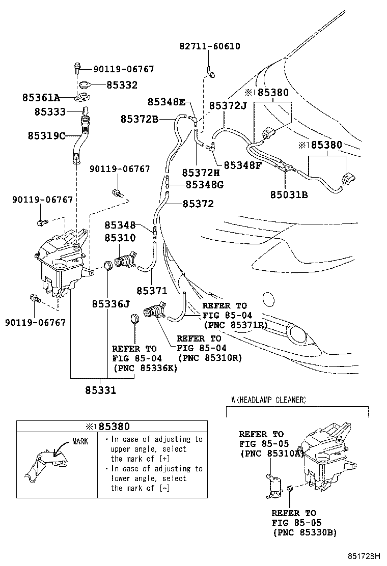 85355-28040 JAR SUB-ASSY, WINDSHIELD WASHER product image