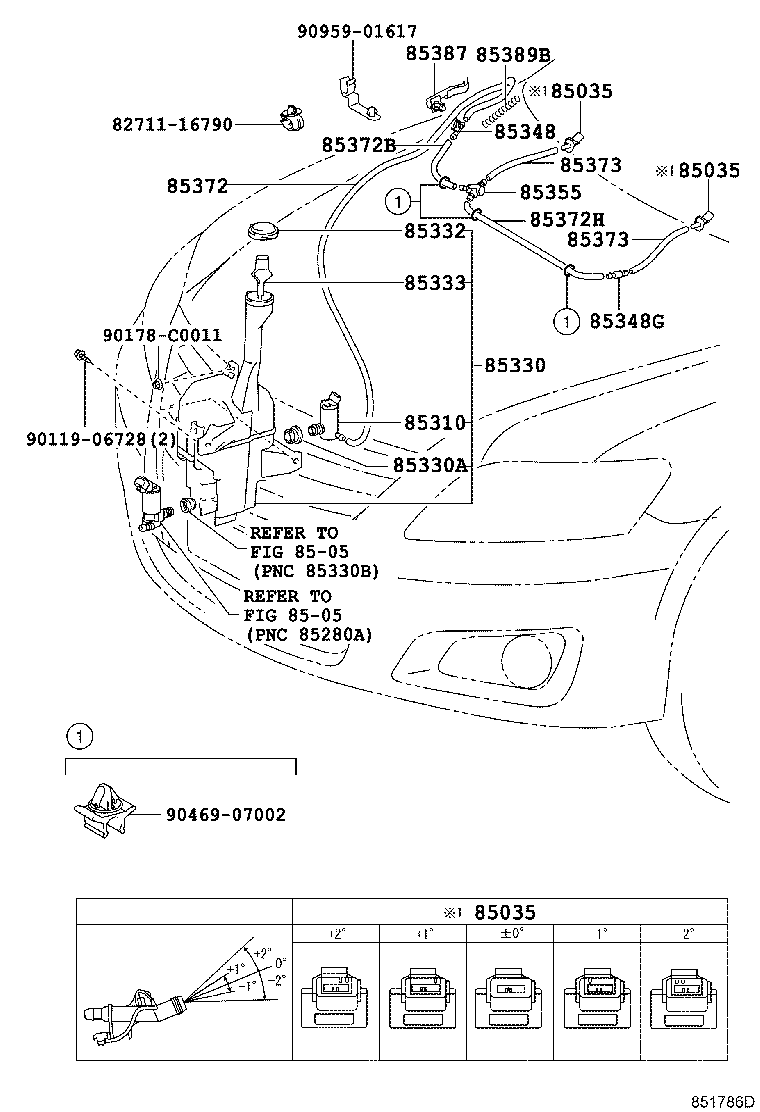 85355-06030 JAR ASSY, WINDSHIELD WASHER product image