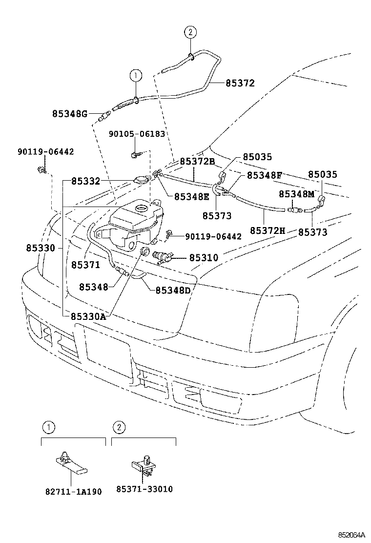 85301-43020 INLET SUB-ASSY, WASHER product image