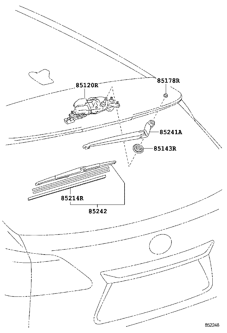 90179-06205 NUT (FOR REAR WIPER ARM SETTING) product image