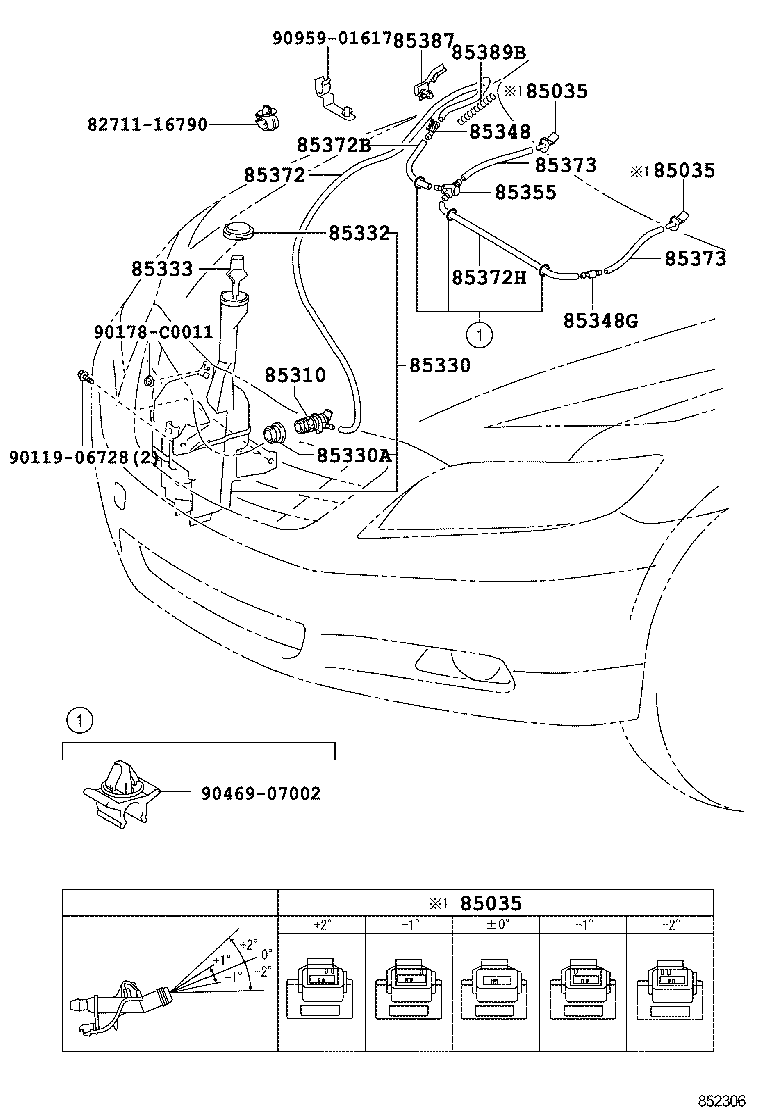 85355-06030 JAR ASSY, WINDSHIELD WASHER product image