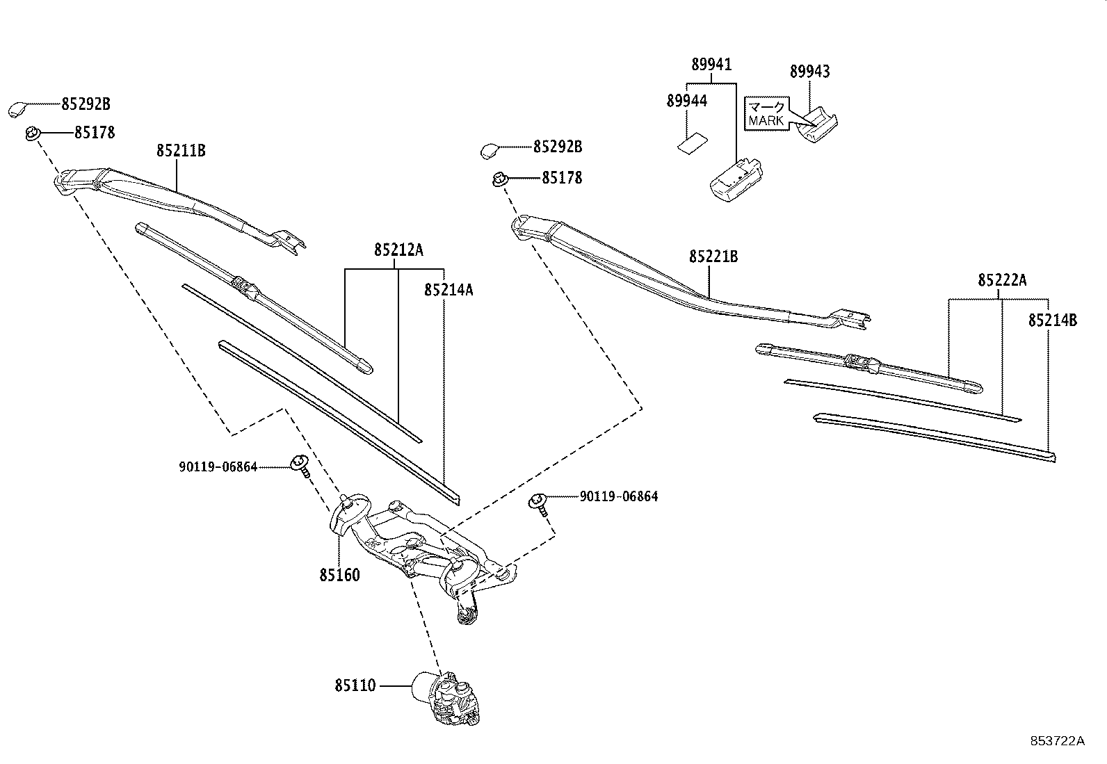89941-10010 SENSOR, RAIN product image