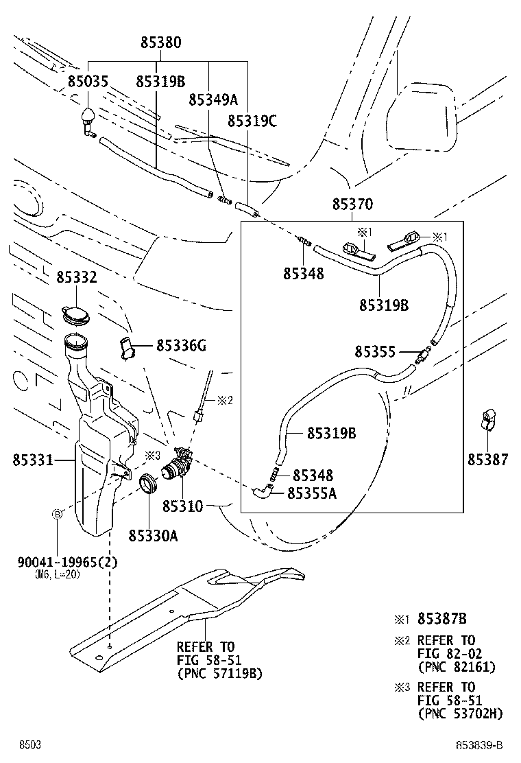 85355-97501 JAR SUB-ASSY, WINDSHIELD WASHER product image