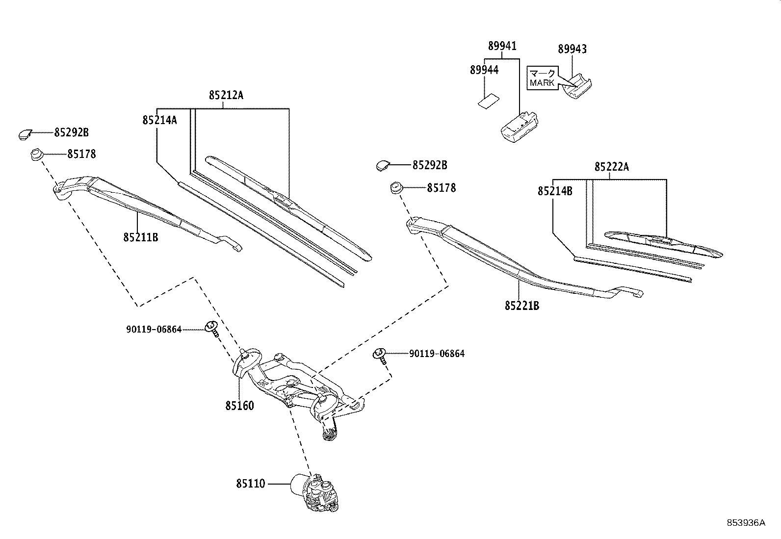 89941-10010 SENSOR, RAIN product image