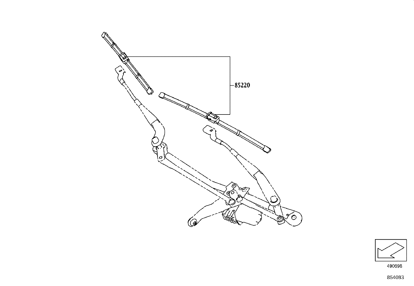 90118-WA223 NUT (FOR FRONT WIPER ARM SETTING) product image
