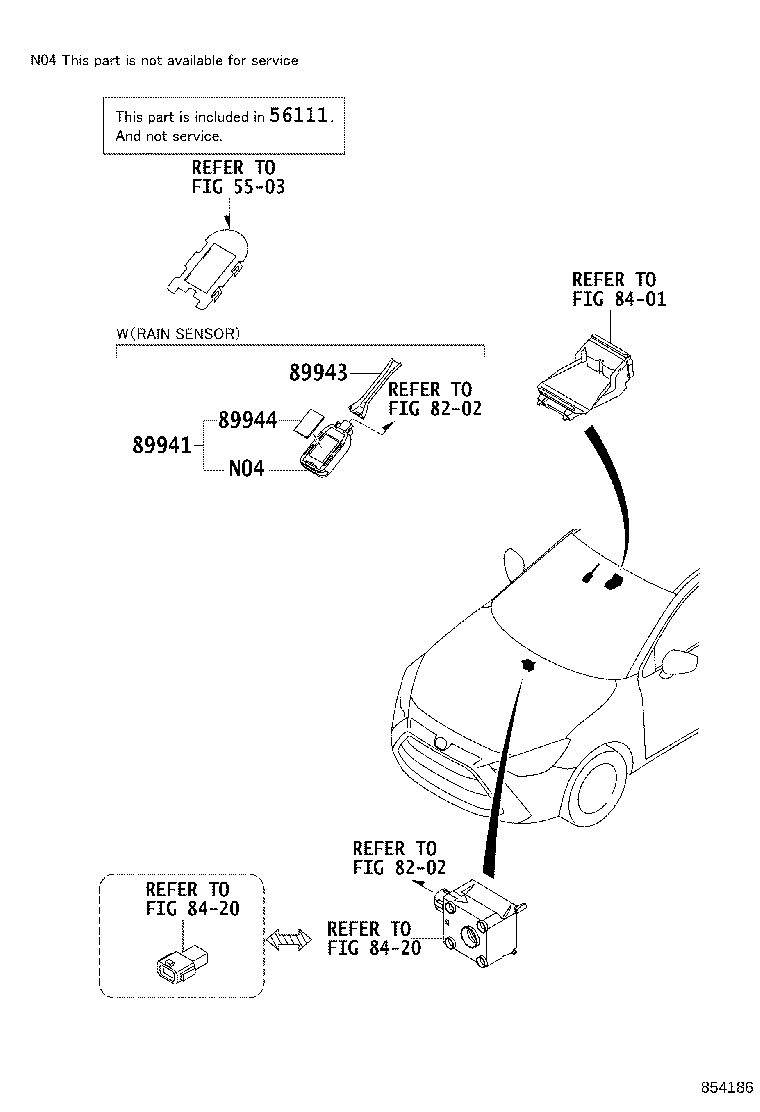85221-WB002 ARM, FRONT WIPER, RH product image