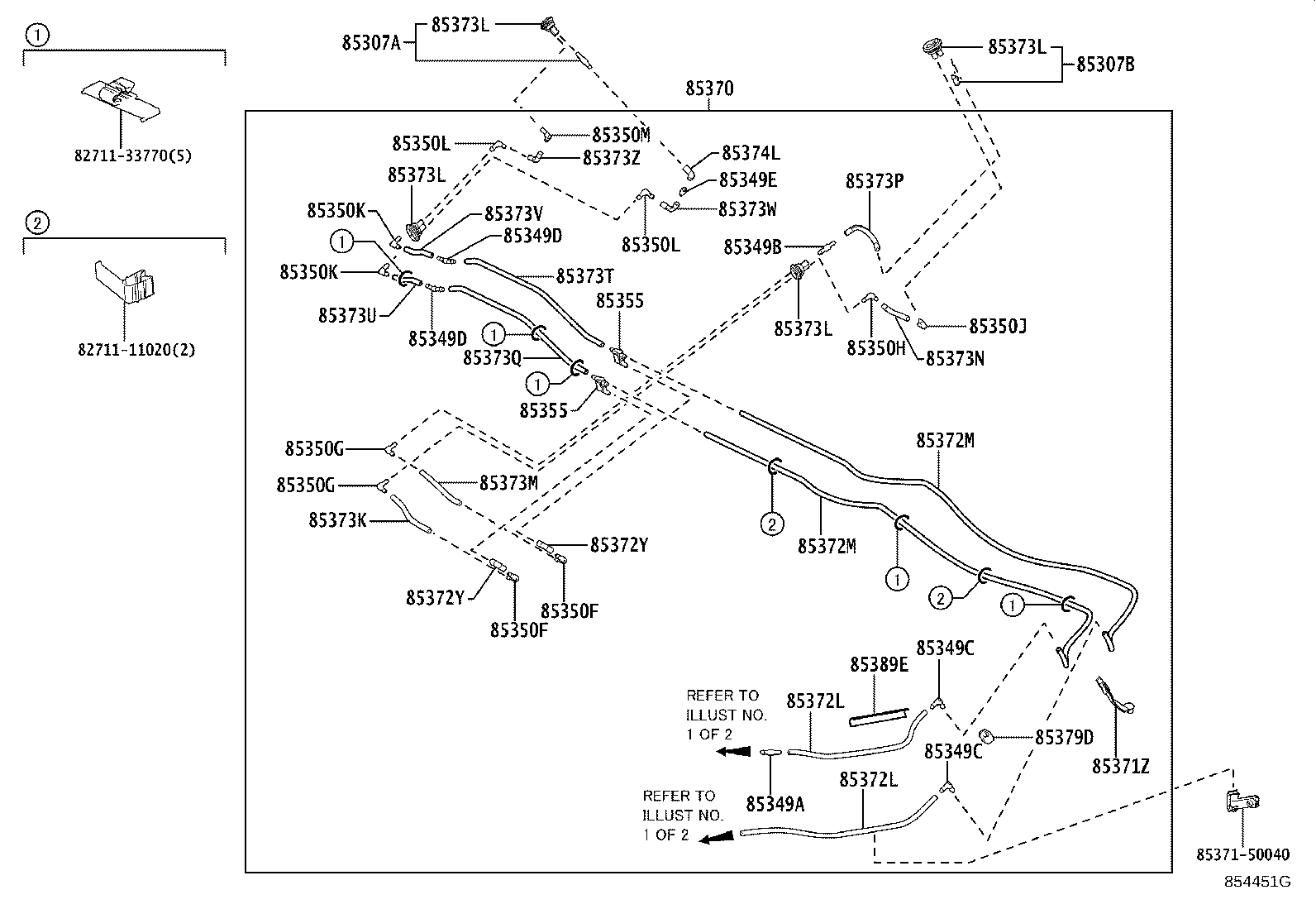 85355-50130 JAR ASSY, WINDSHIELD WASHER product image