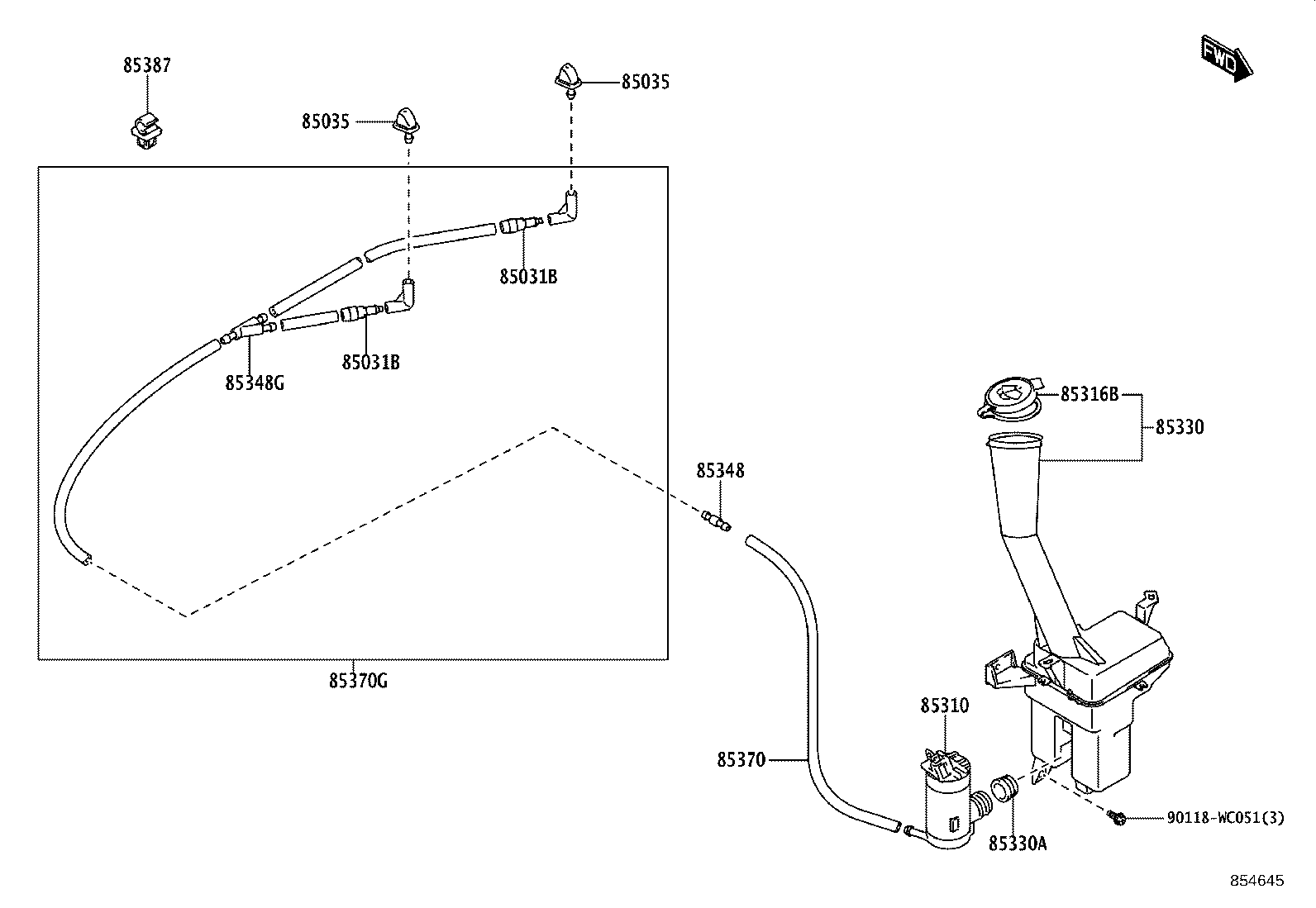 90118-WCD52 Toyota Reference Part product image