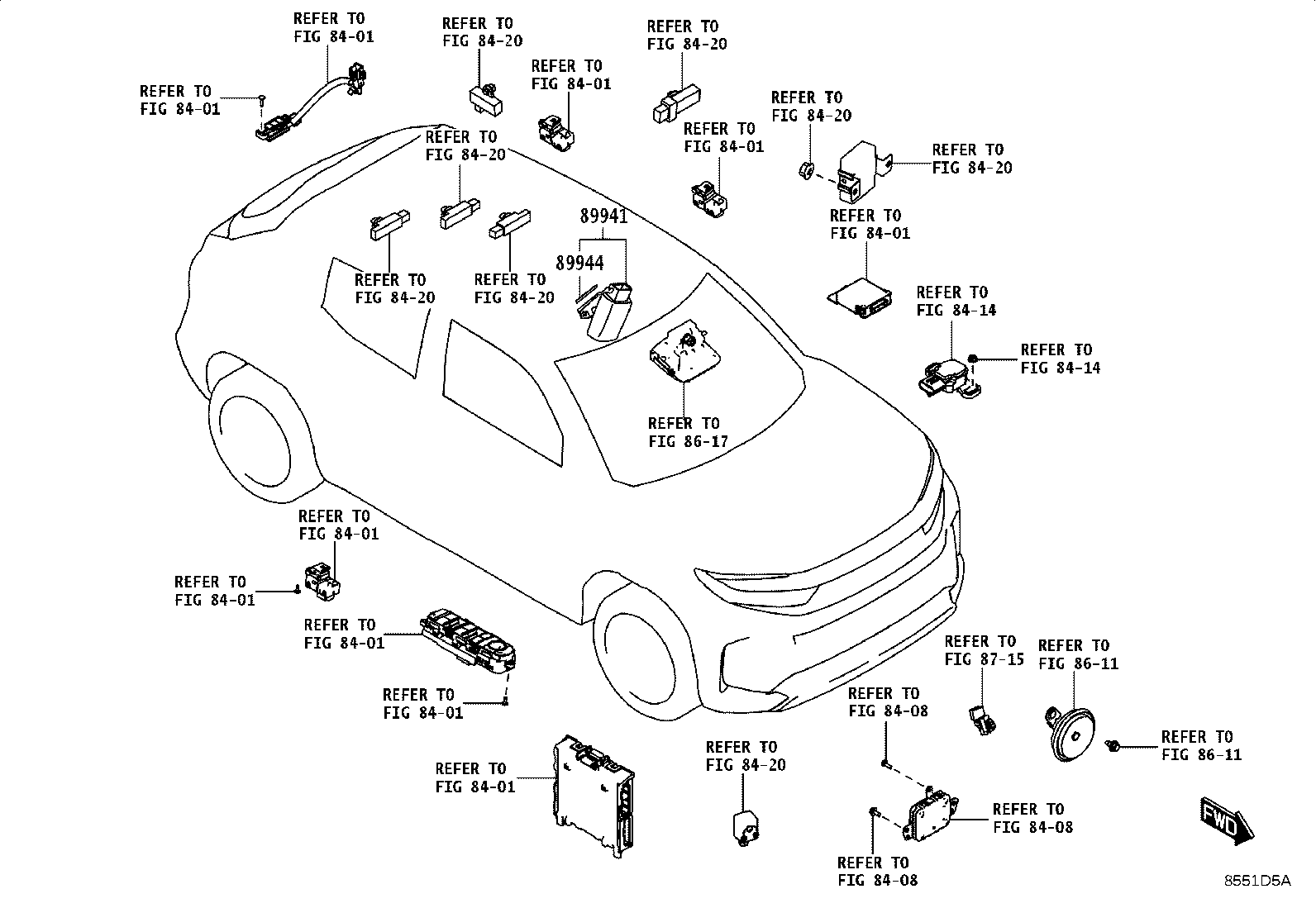 85212-WC031 BLADE, FR WIPER, LH product image