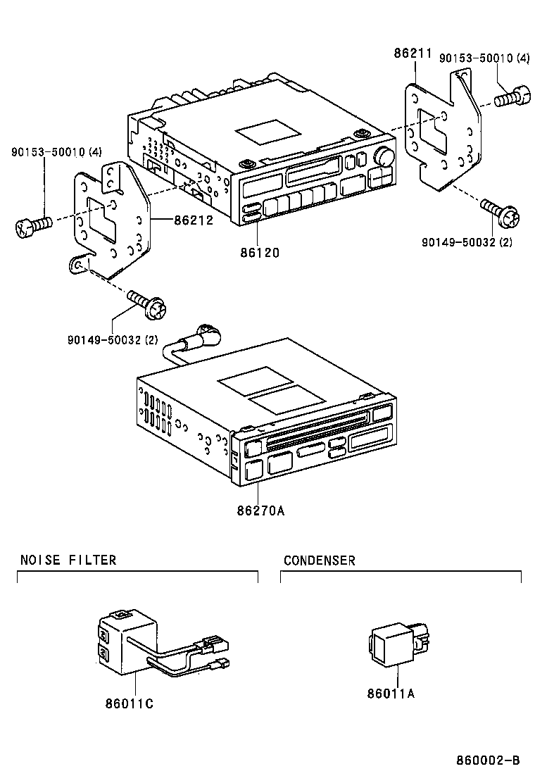 90980-05243 FILTER, NOISE product image