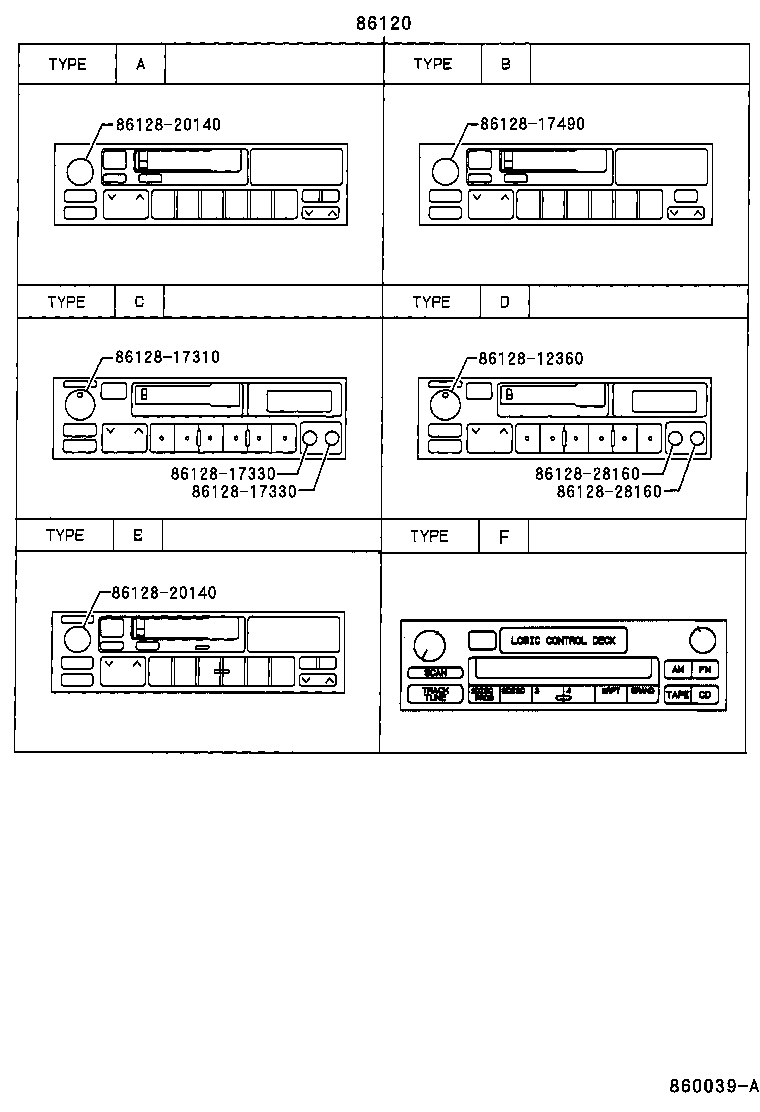 86212-20360 BRACKET, RADIO, NO.2 product image