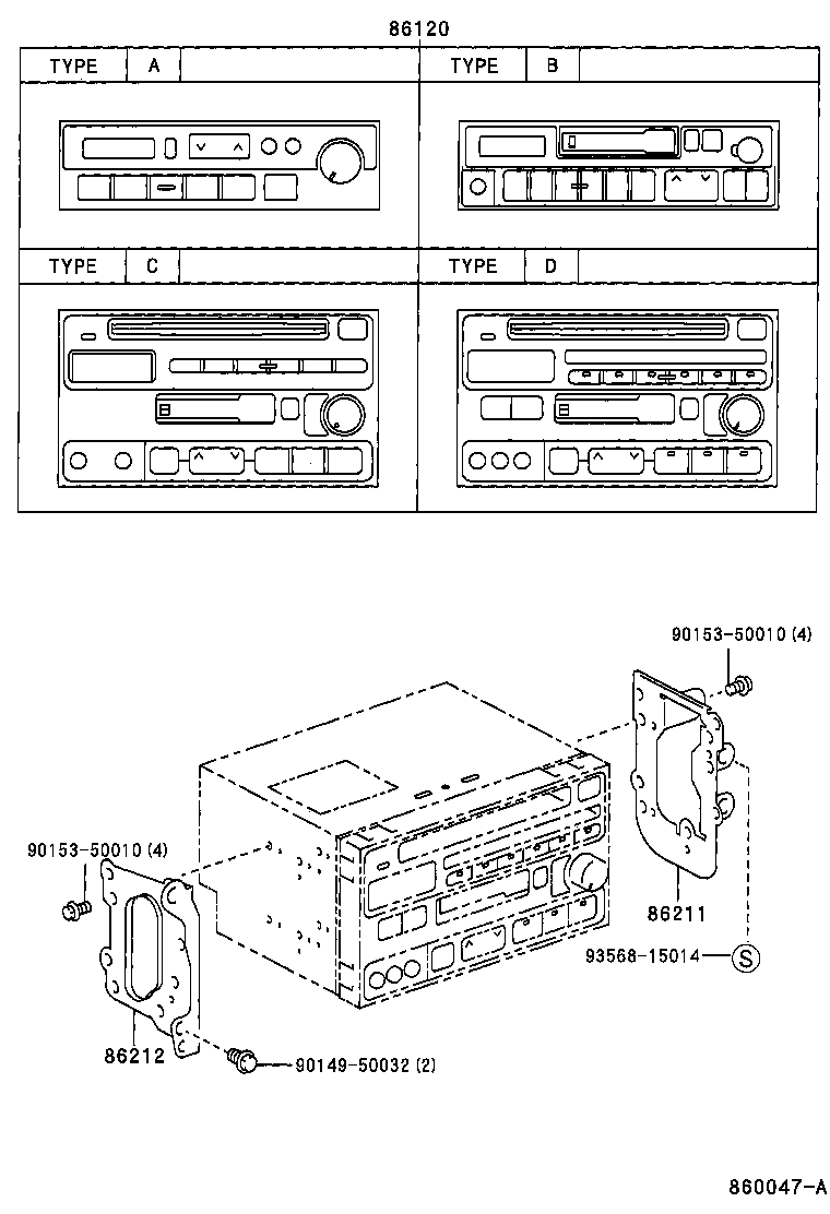 86120-32310 RECEIVER ASSY, RADIO product image