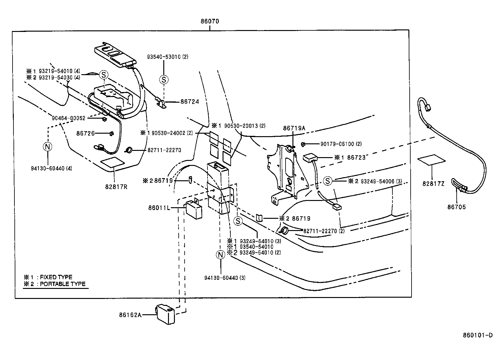 Toyota 86726-40010 COVER, MOBILEPHONE