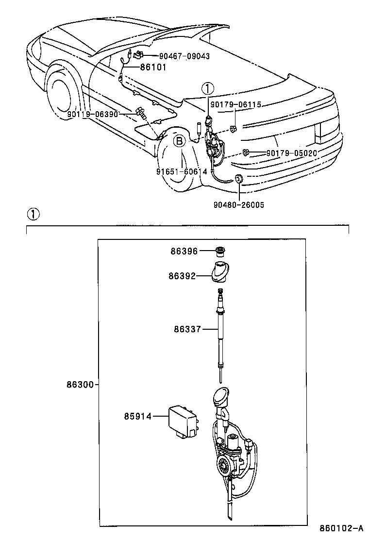 86337-16170 ROD & PIPE, SEALED W/CABLE product image