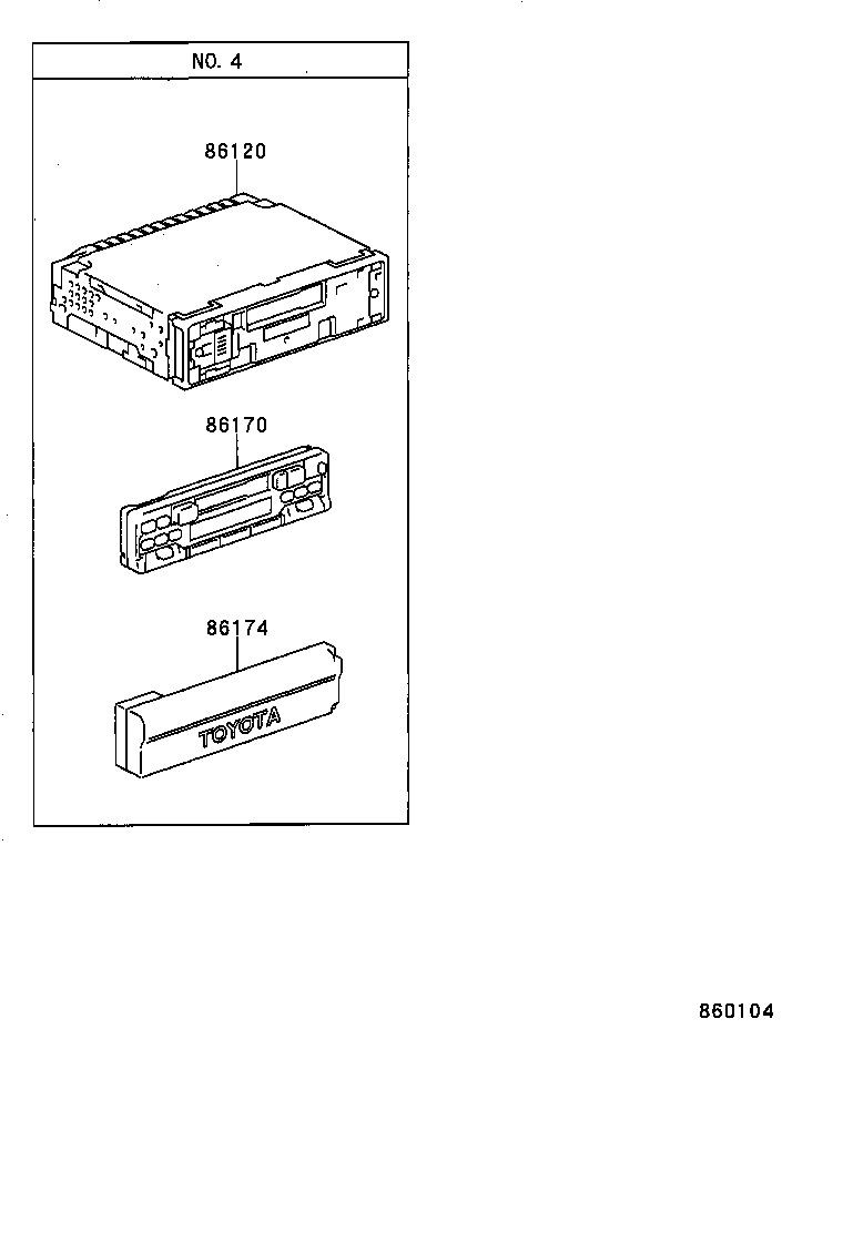 86120-2B450 RECEIVER ASSY, RADIO product image