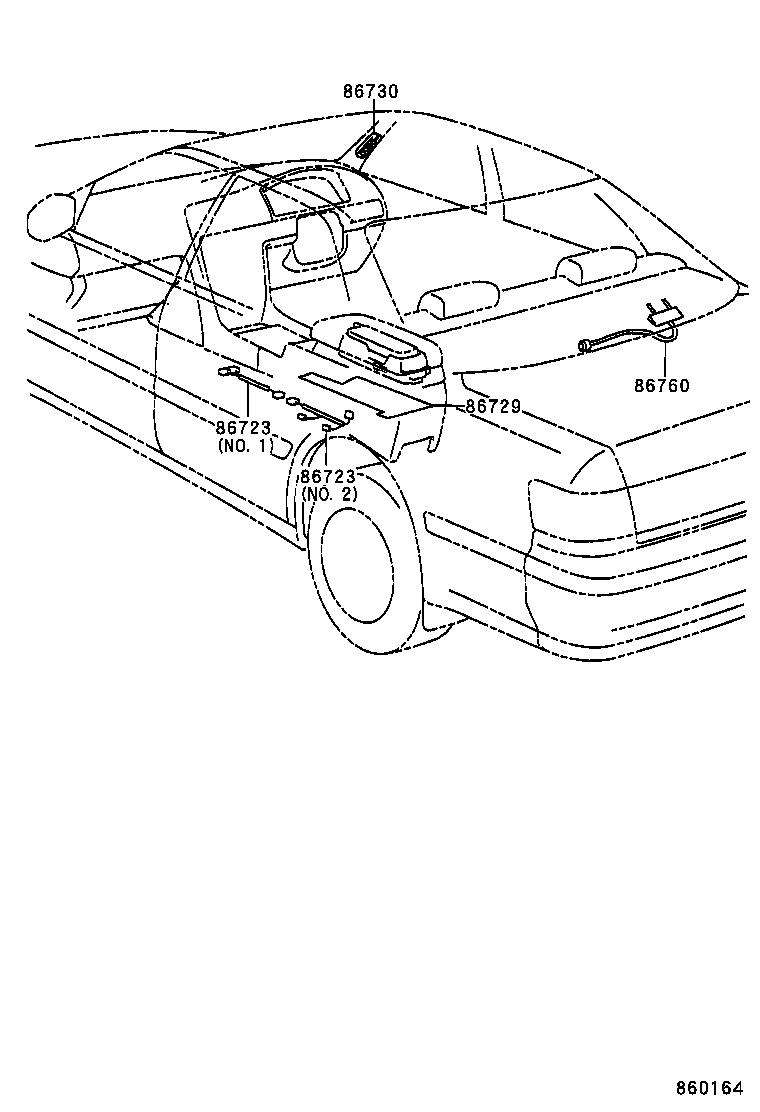 86723-30210 WIRE, MOBILEPHONE product image