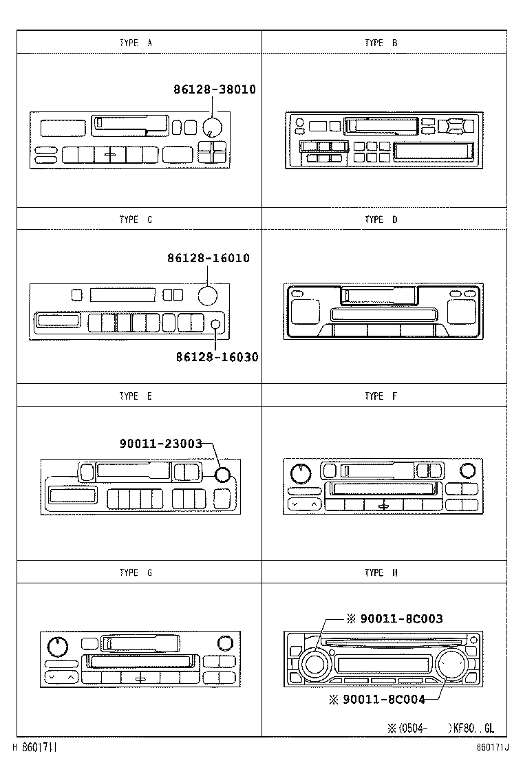 86212-0B030 BRACKET, RADIO, NO.2 product image