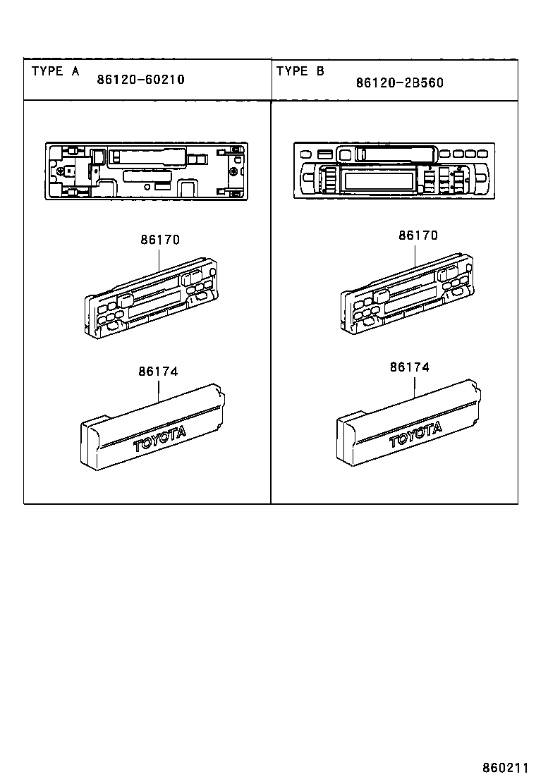 86280-28050 AMPLIFIER ASSY, STEREO COMPONENT product image