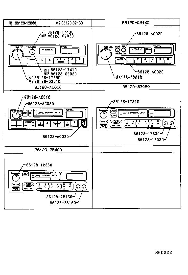 86120-AC010 RECEIVER ASSY, RADIO product image