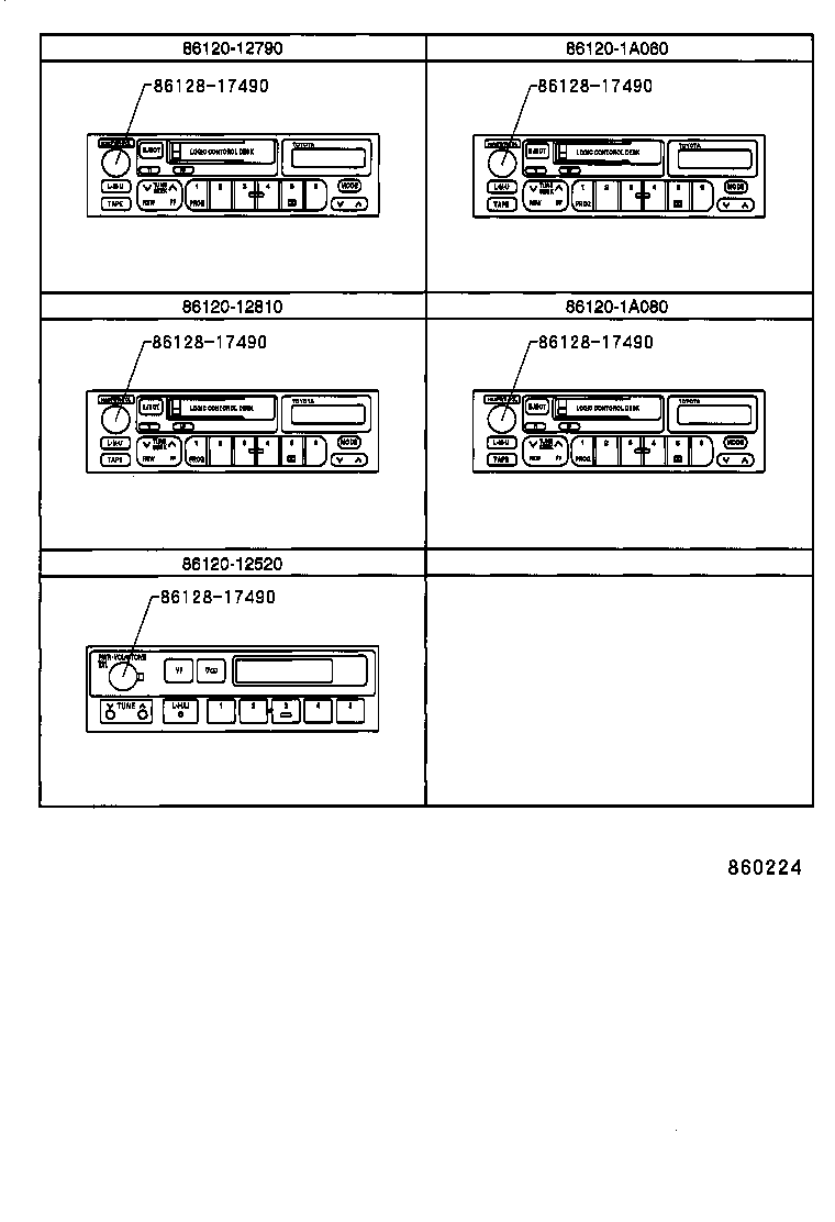 86212-12300 BRACKET, RADIO, NO.2 product image