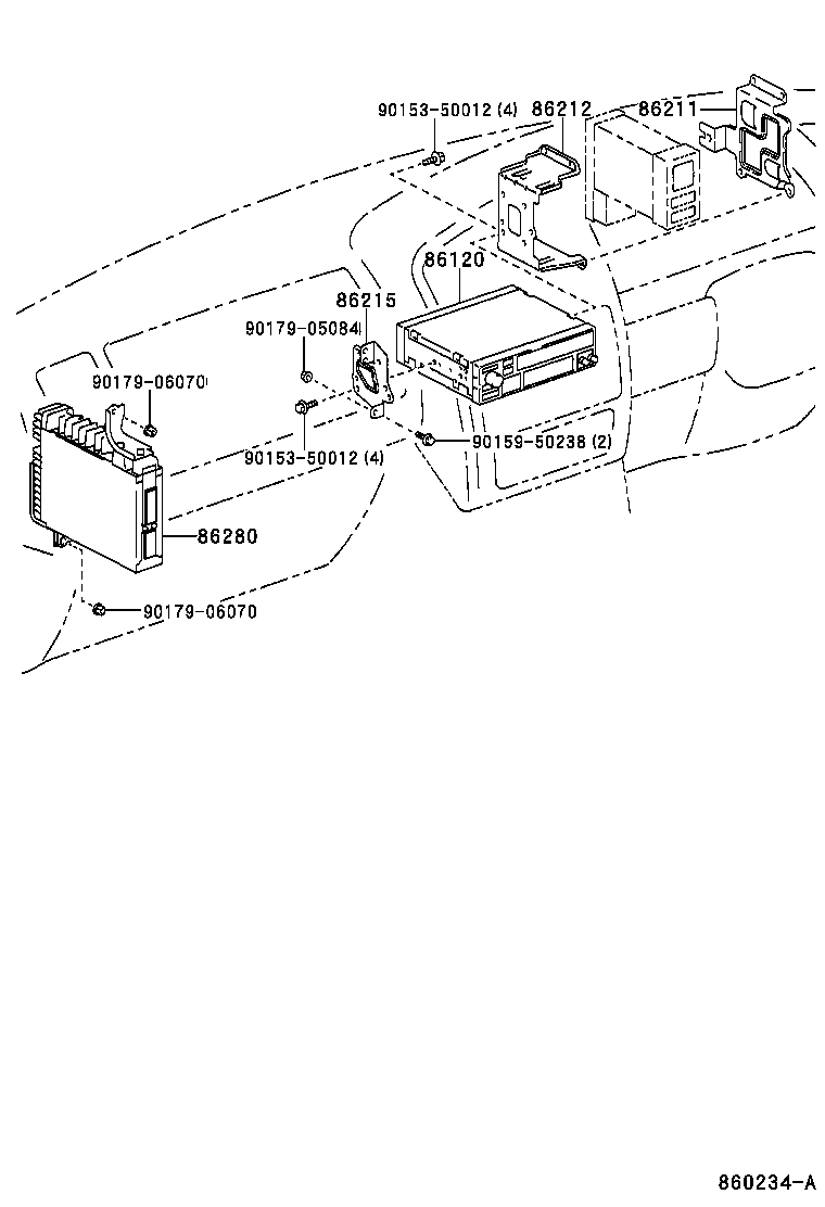 86270-07010 DISC PLAYER ASSY product image