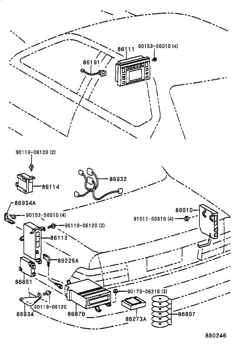 86111-50030 MULTI-DISPLAY product image