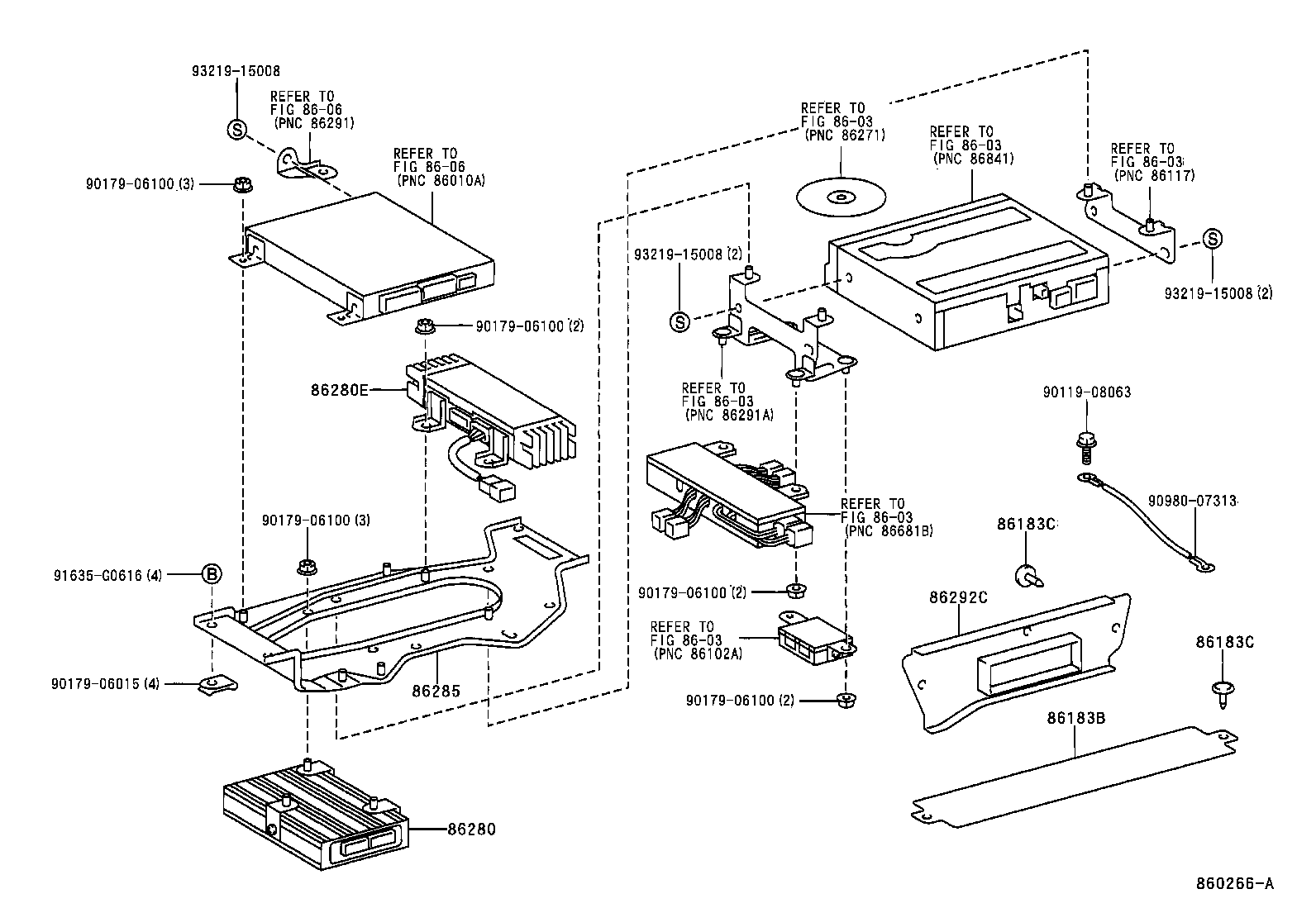 86212-26050 BRACKET, RADIO, NO.2 product image
