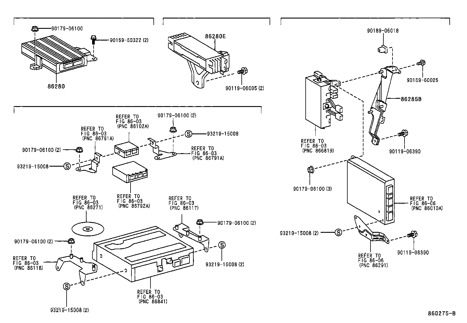 86212-26050 BRACKET, RADIO, NO.2 product image