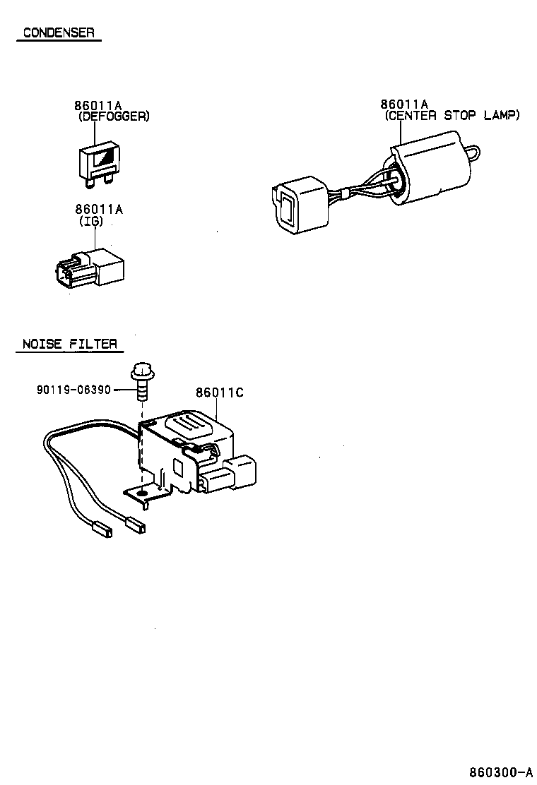 86285-12060 BRACKET, AMPLIFIER, NO.1 product image