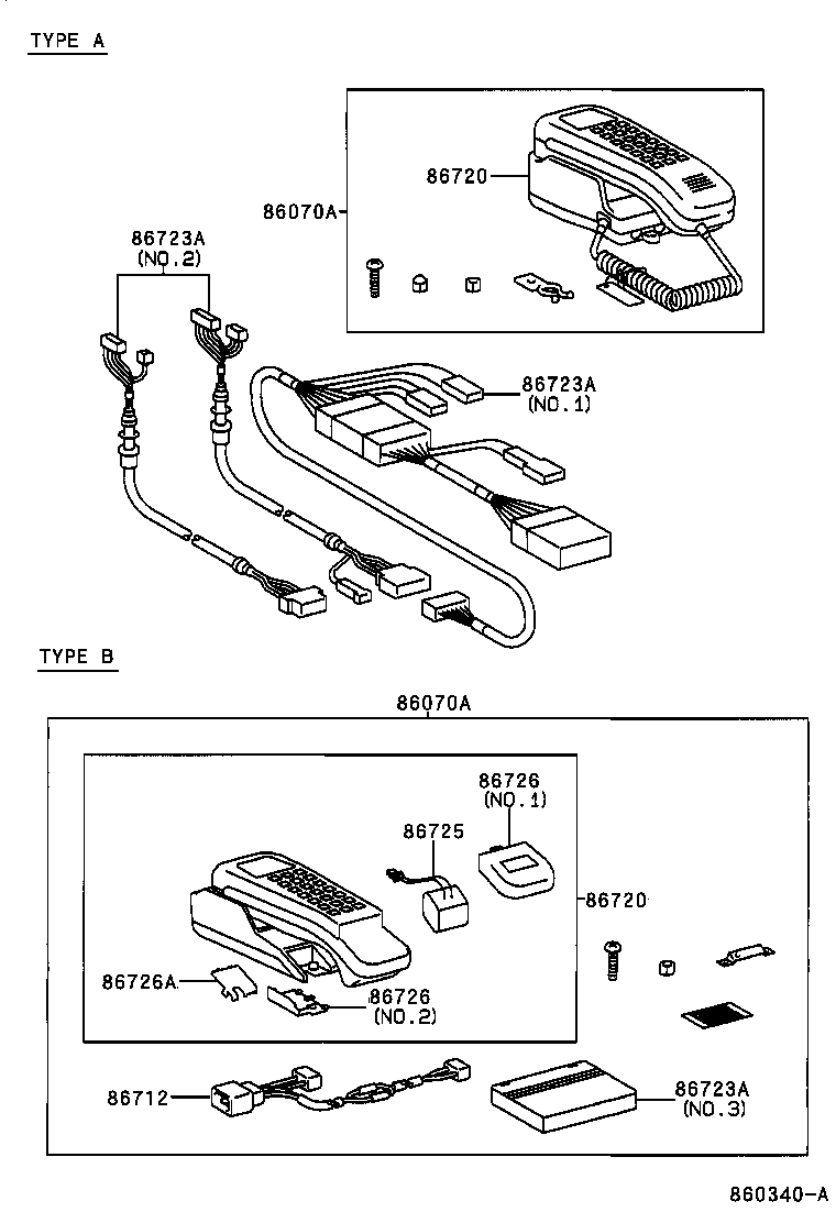 86730-40020 MICROPHONE ASSY, TELEPHONE product image