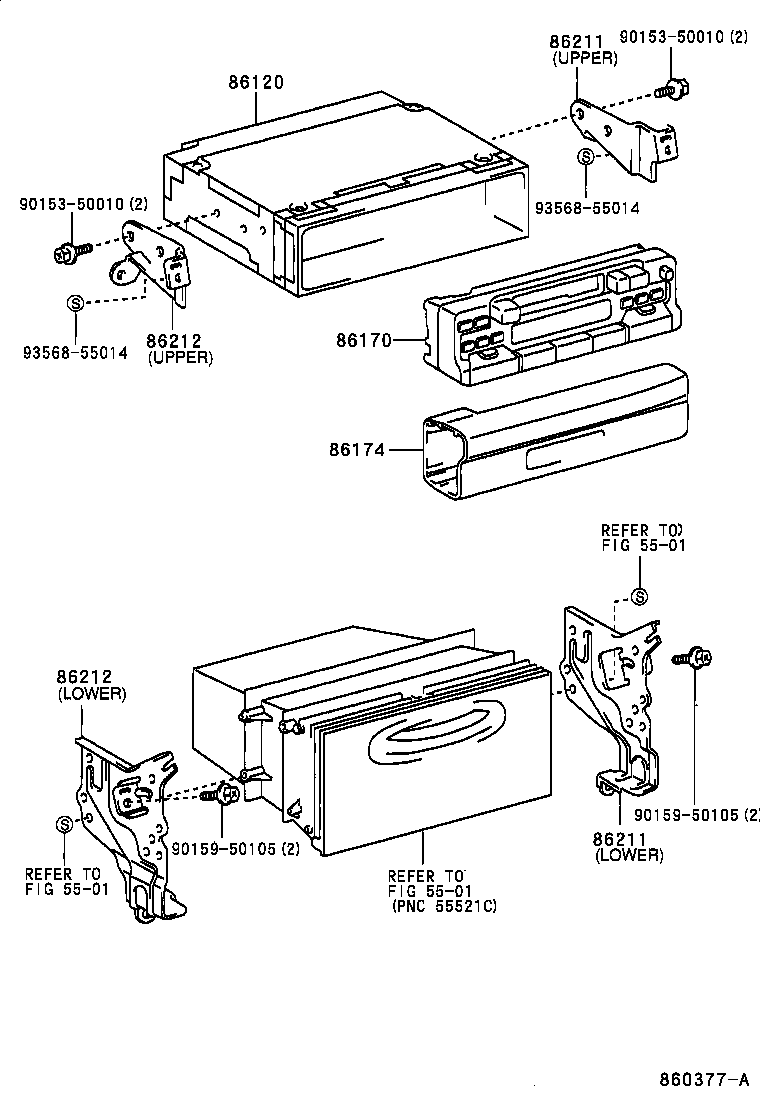 86174-05010 CASE, SWITCH & VOLUME product image