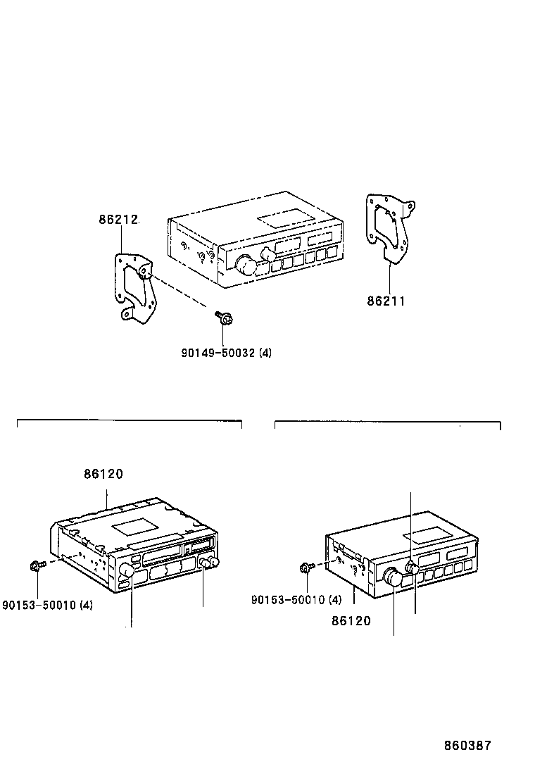 86280-34040 AMPLIFIER ASSY, STEREO COMPONENT product image
