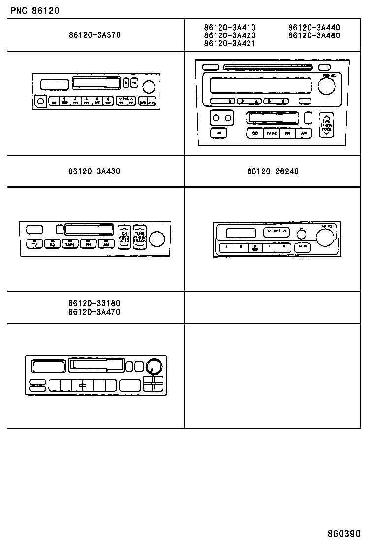 86230-30010 CONTROLLER ASSY, STEREO COMPONENT product image