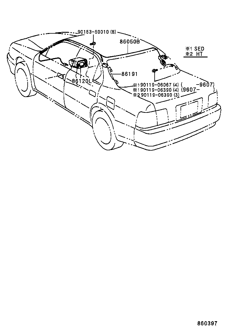 86191-32010 TERMINAL, VIDEO(VIDEO ADAPTER) product image