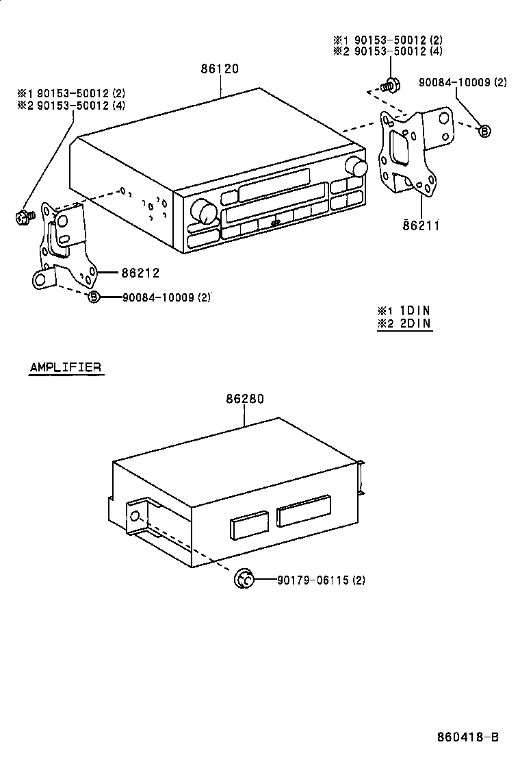 Toyota 86174-45010 CASE, SWITCH & VOLUME