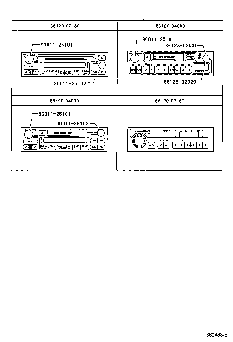 86212-02060 BRACKET, RADIO, NO.2 product image