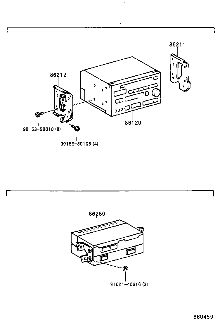 86120-28170 RECEIVER ASSY, RADIO product image