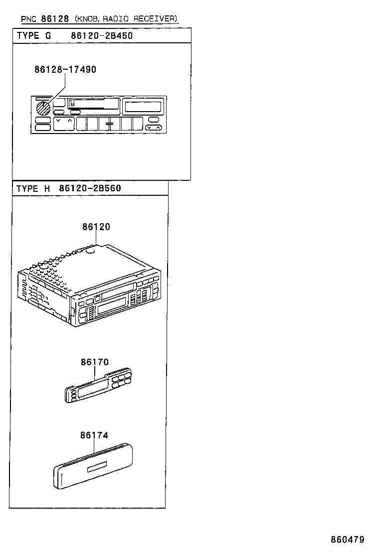 86120-2B560 RECEIVER ASSY, RADIO product image