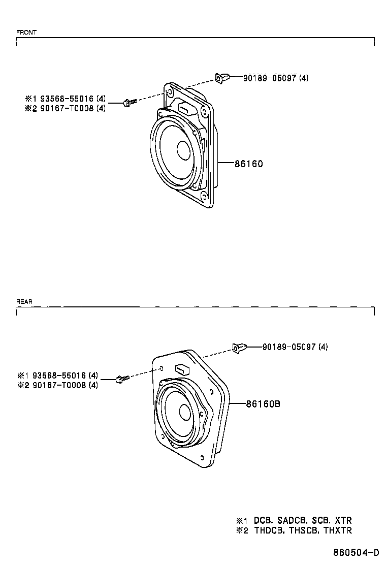86219-35030 BRACKET, STEREO SPEAKER, RH product image