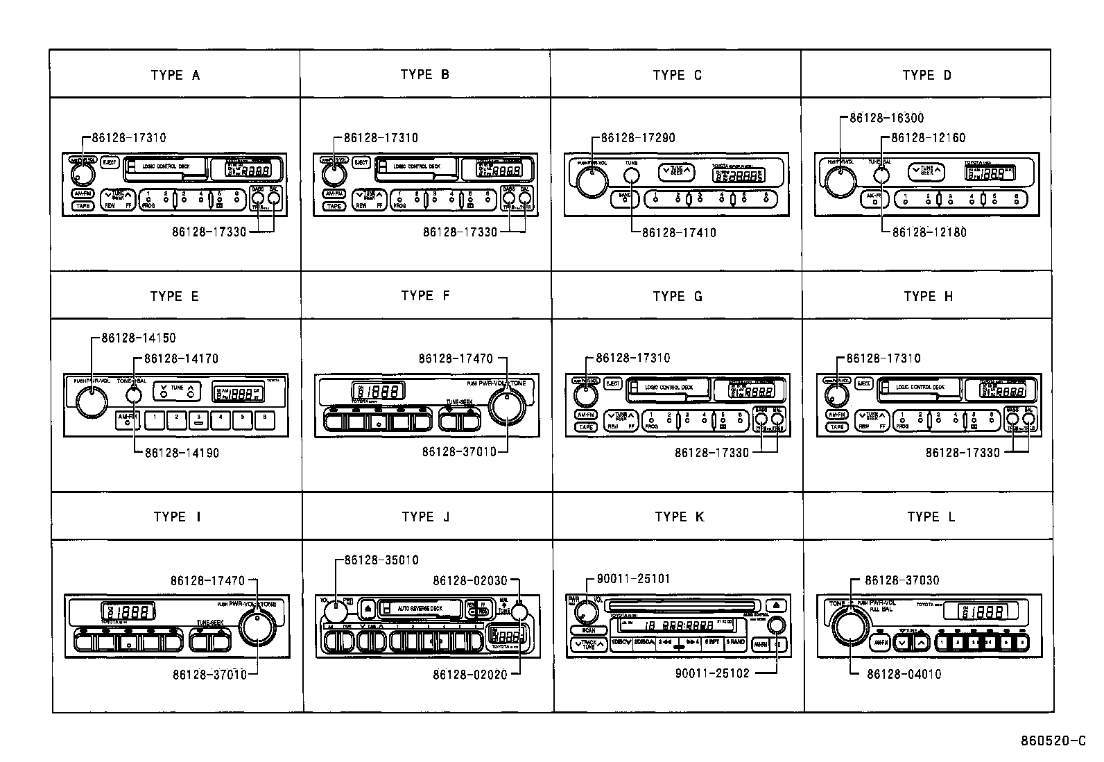 86211-04040 BRACKET, RADIO, NO.1 product image