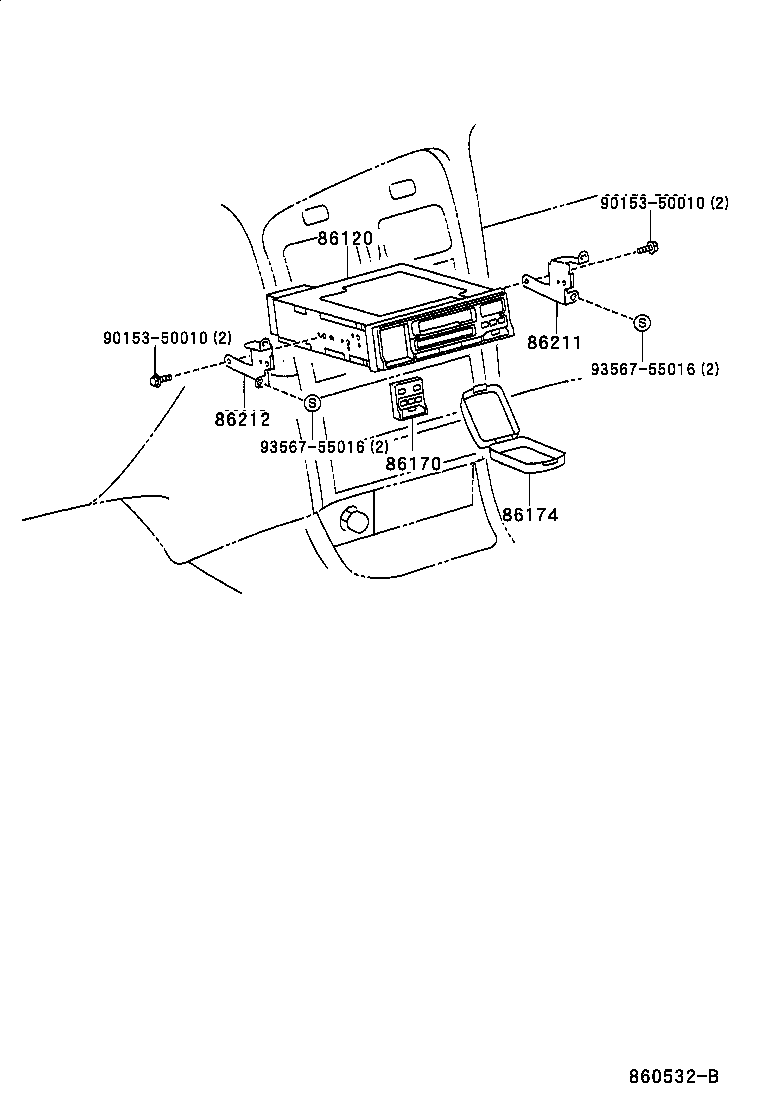 86230-20010 CONTROLLER ASSY, STEREO COMPONENT product image