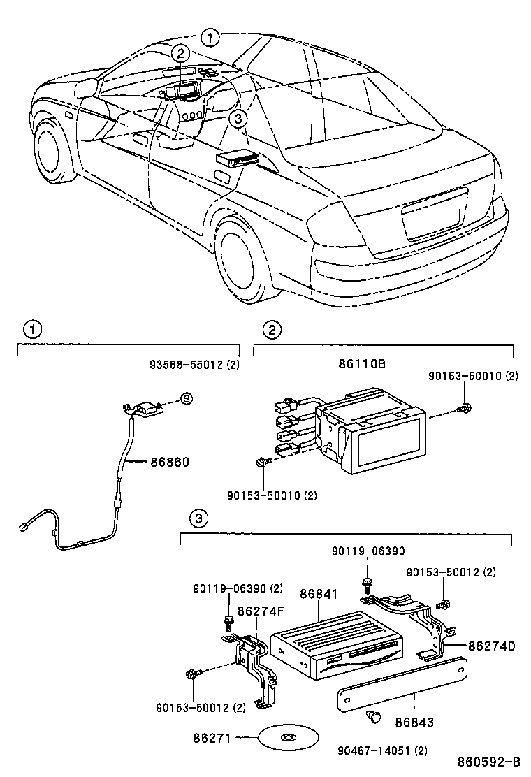 86271-30470 DISC, DISC PLAYER product image
