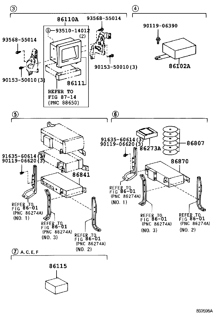 86110-30130 CONTROLLER ASSY, MULTI-DISPLAY product image