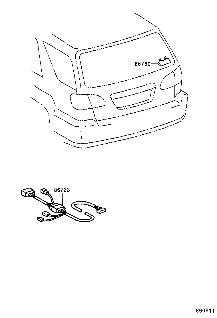 86723-47020 WIRE, MOBILEPHONE product image