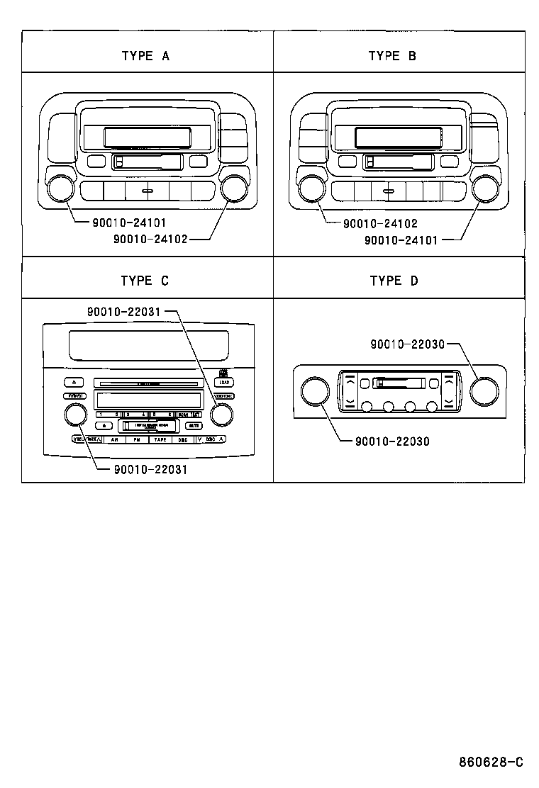 86280-60140 AMPLIFIER ASSY, STEREO COMPONENT product image