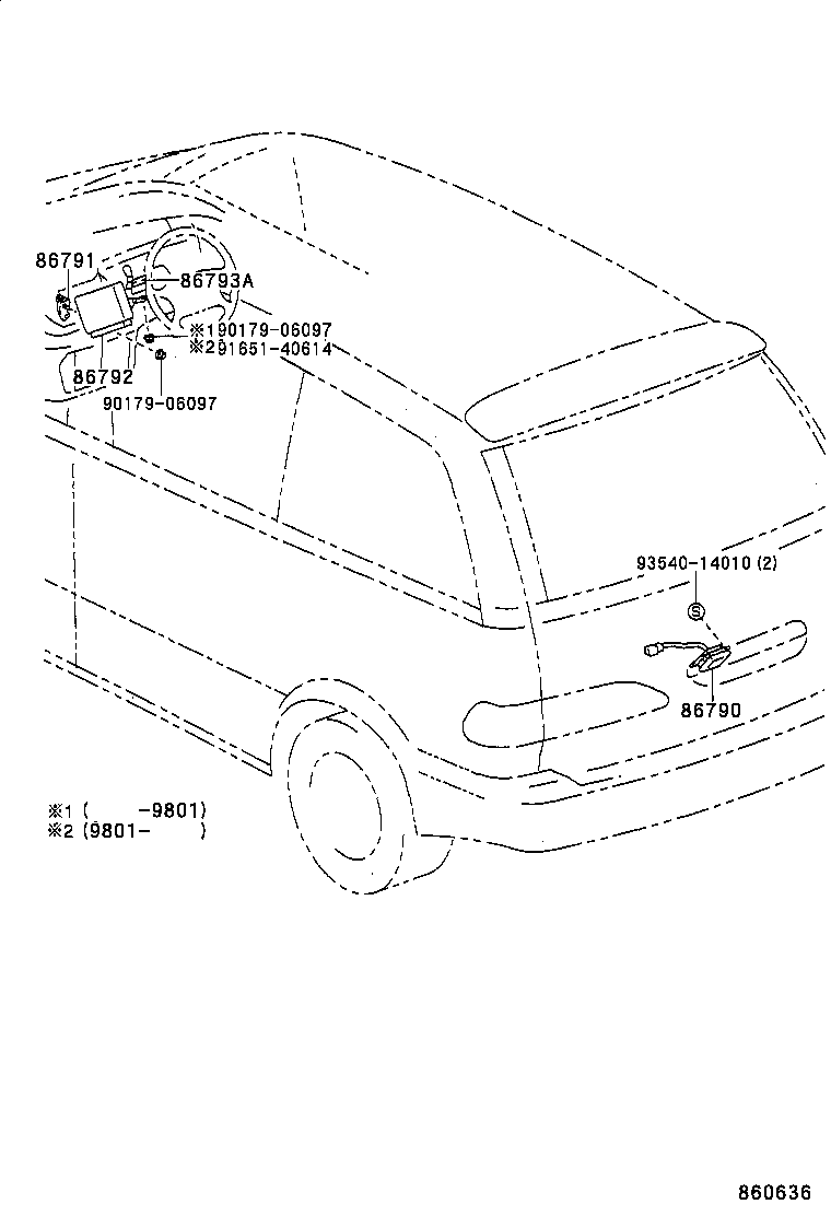 86102-26010 SELECTOR SUB-ASSY, ANTENNA product image