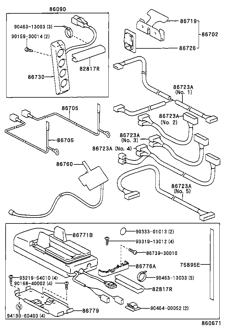 86710-30190 COMPUTER ASSY, TELEPHONE product image