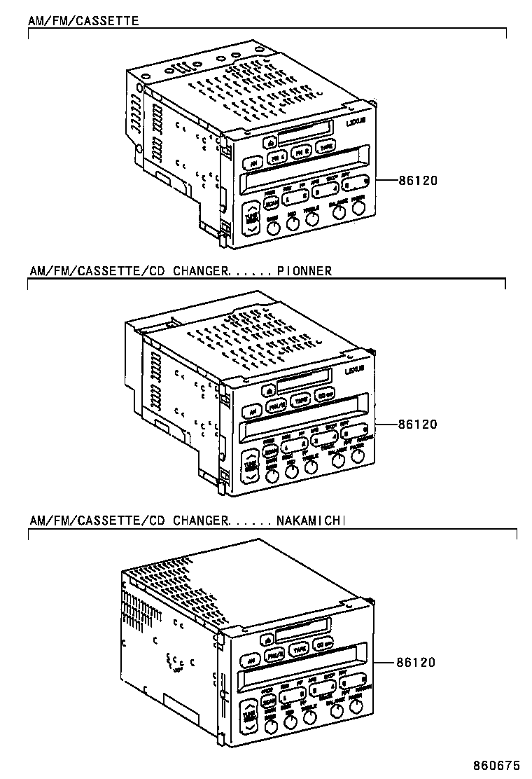 86211-24040 BRACKET, RADIO, NO.1 product image
