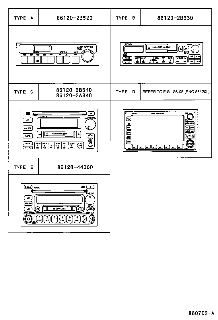 86212-44020 BRACKET, RADIO, NO.2 product image